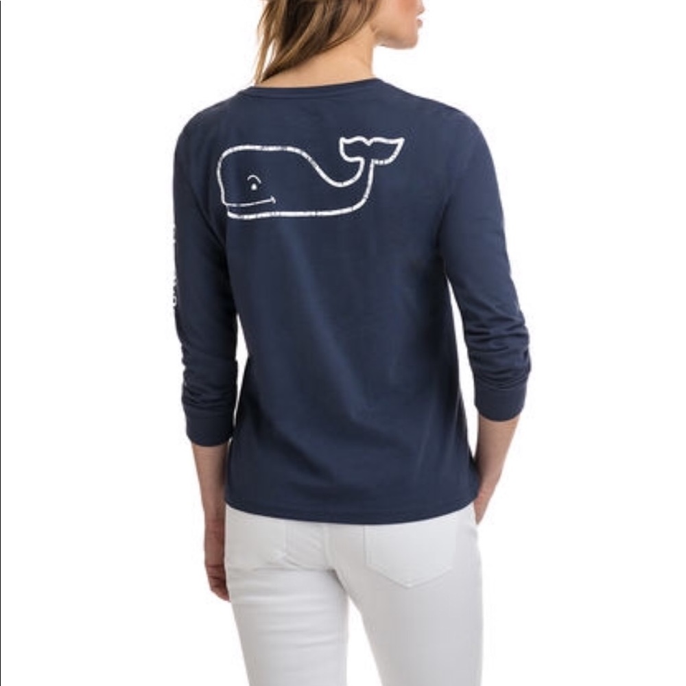 Vineyard vines women’s navy blue long sleeve